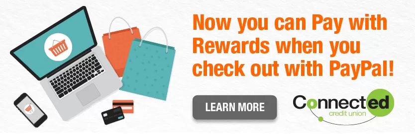 Pay with rewards when you check out with Paypal!